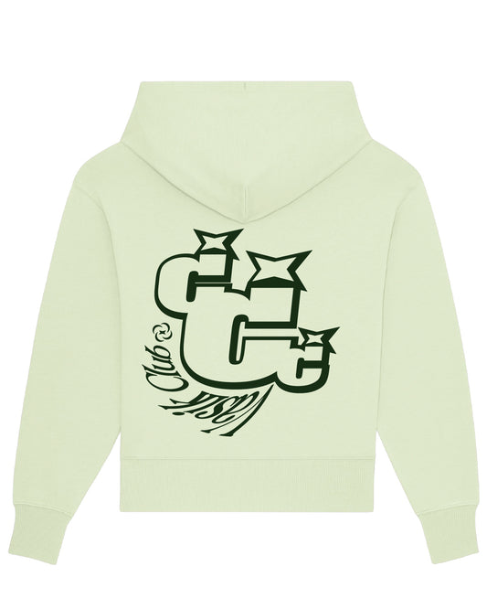 Triple Question Hoodie [Stem Green]